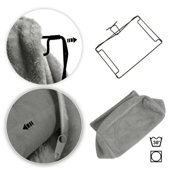 Lionto Katzenbett Für Heizungen Dunkelgrau – Bild 5