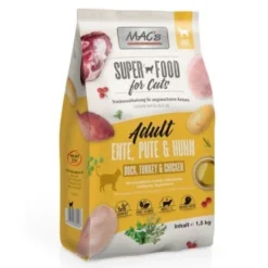 MAC's Superfood For Cats Adult Ente, Pute & Huhn 1,5kg
