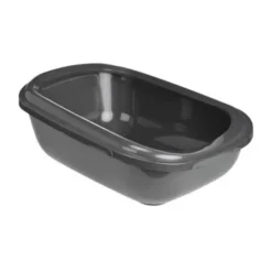 AniOne Katzentoilette Mega Tray Dunkelgrau