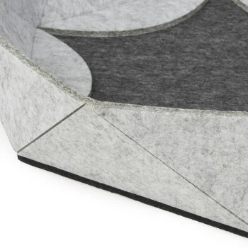 Canadian Cat Company Filz-Katzenkorb Zoey Hellgrau – Bild 5