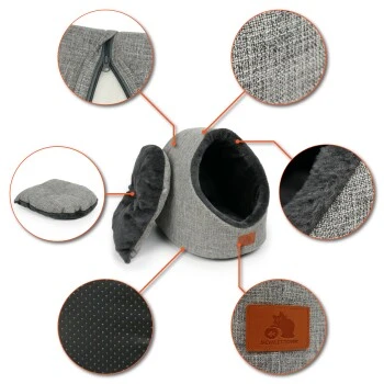 Schlitzohr Katzenhöhle Oskar Grau – Bild 6