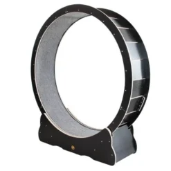 Canadian Cat Company Katzenlaufrad Aus Holz L Schwarz